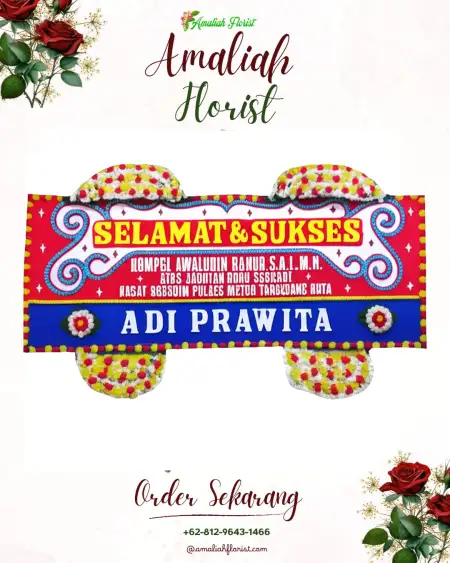 Papan Bunga Ucapan Selamat Jayaloka